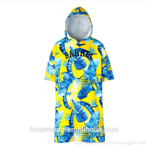 Fashion Wholesale Cotton Adult Surf Towel Poncho
